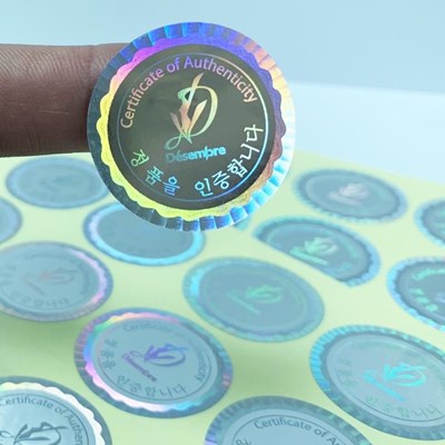 Mẫu Tem 7 Màu Hologram