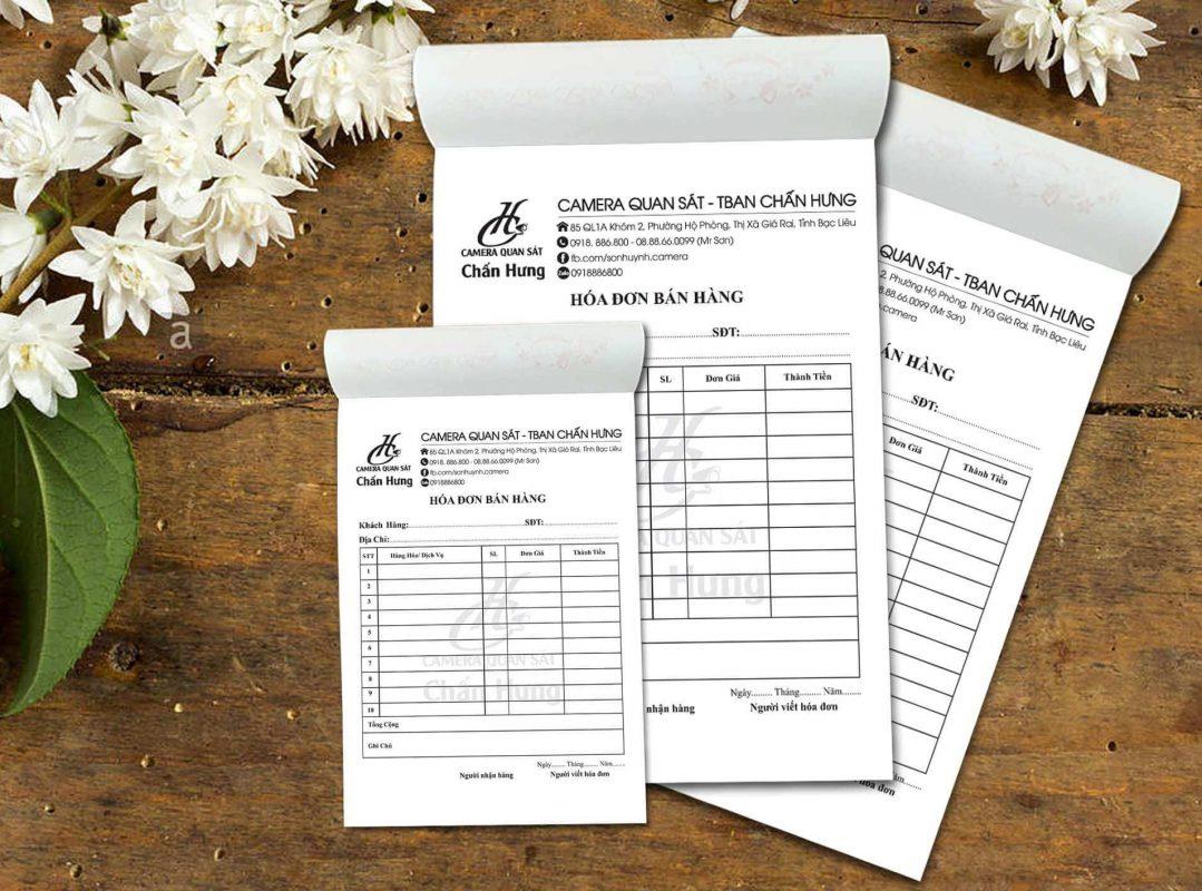 MẪU HÓA ĐƠN ĐẸP TẠI HÀ NỘI